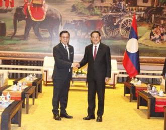 Lao Prime Minister Receives Thai Deputy Prime Minister Ahead of Joint Commission Meeting
